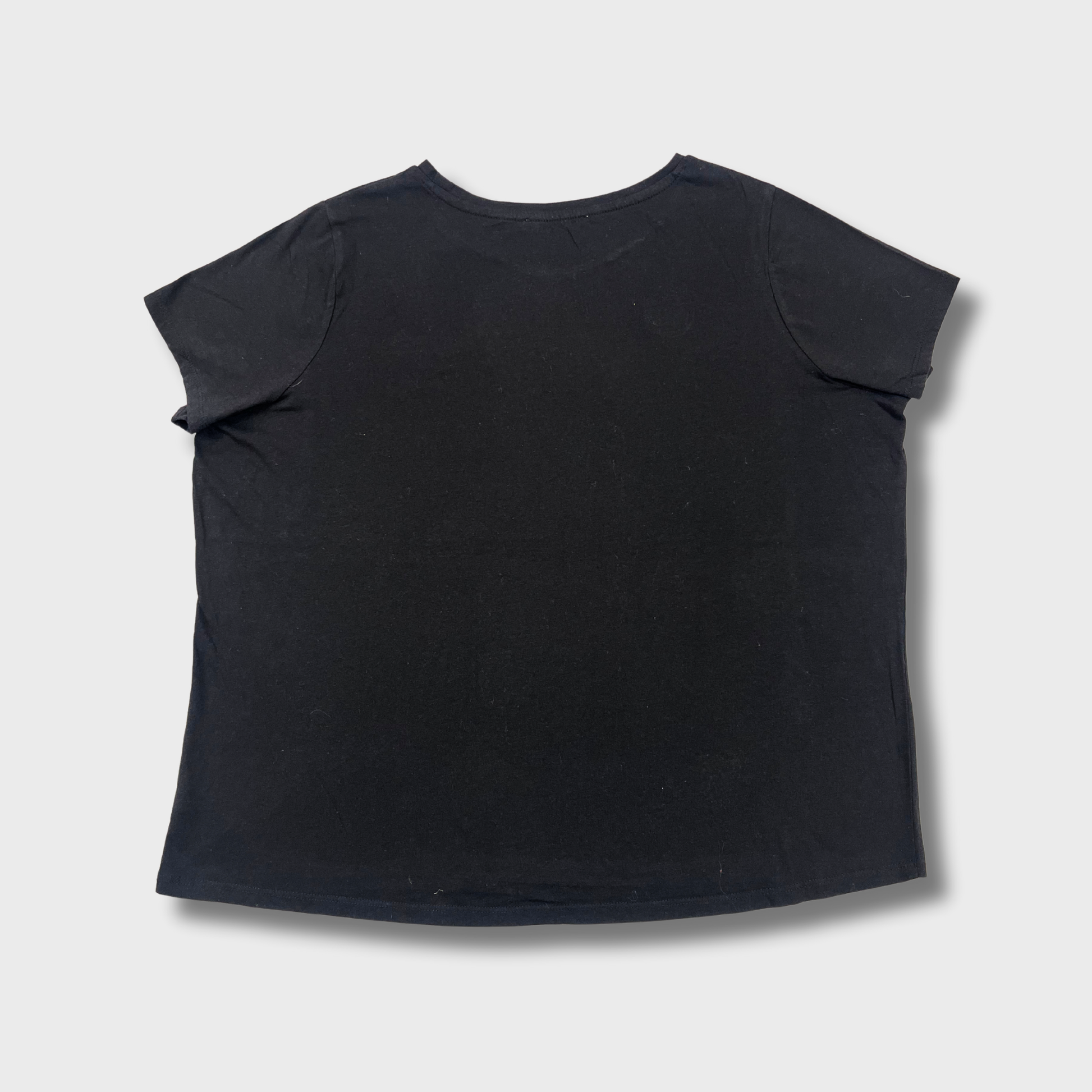 Women’s Black Sequin Cherry T-Shirt – Size XS | Stylish & Glamorous Casual Top