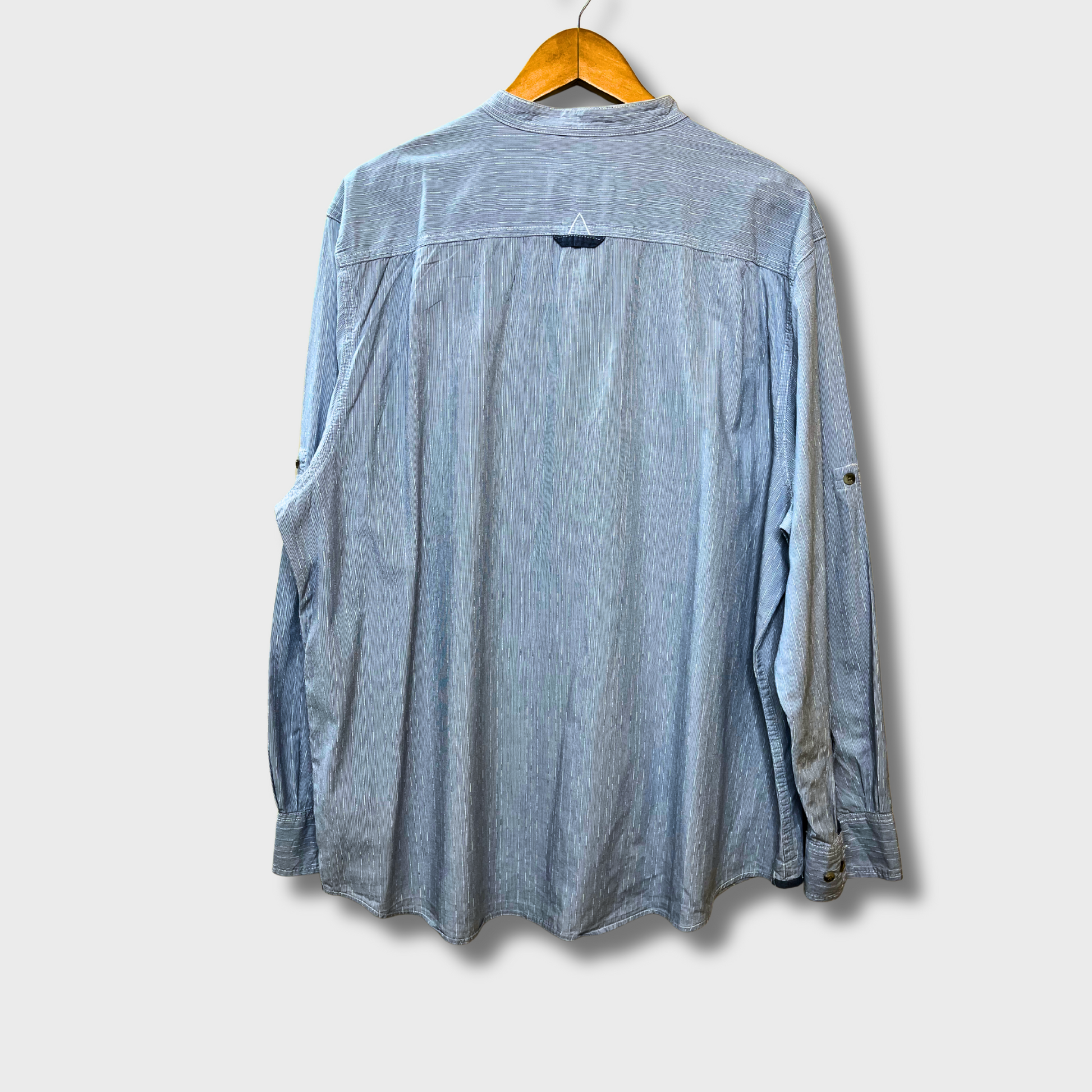 Men’s Powder Blue Informal Shirt – Size XL | Relaxed Fit & Breathable Comfort by CANDA