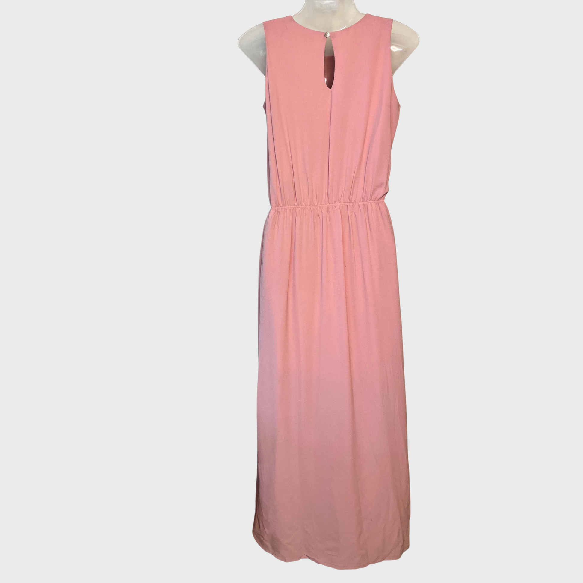 Women’s Blush Pink Sleeveless Maxi Dress – Size M | Effortless Comfort & Style by AND