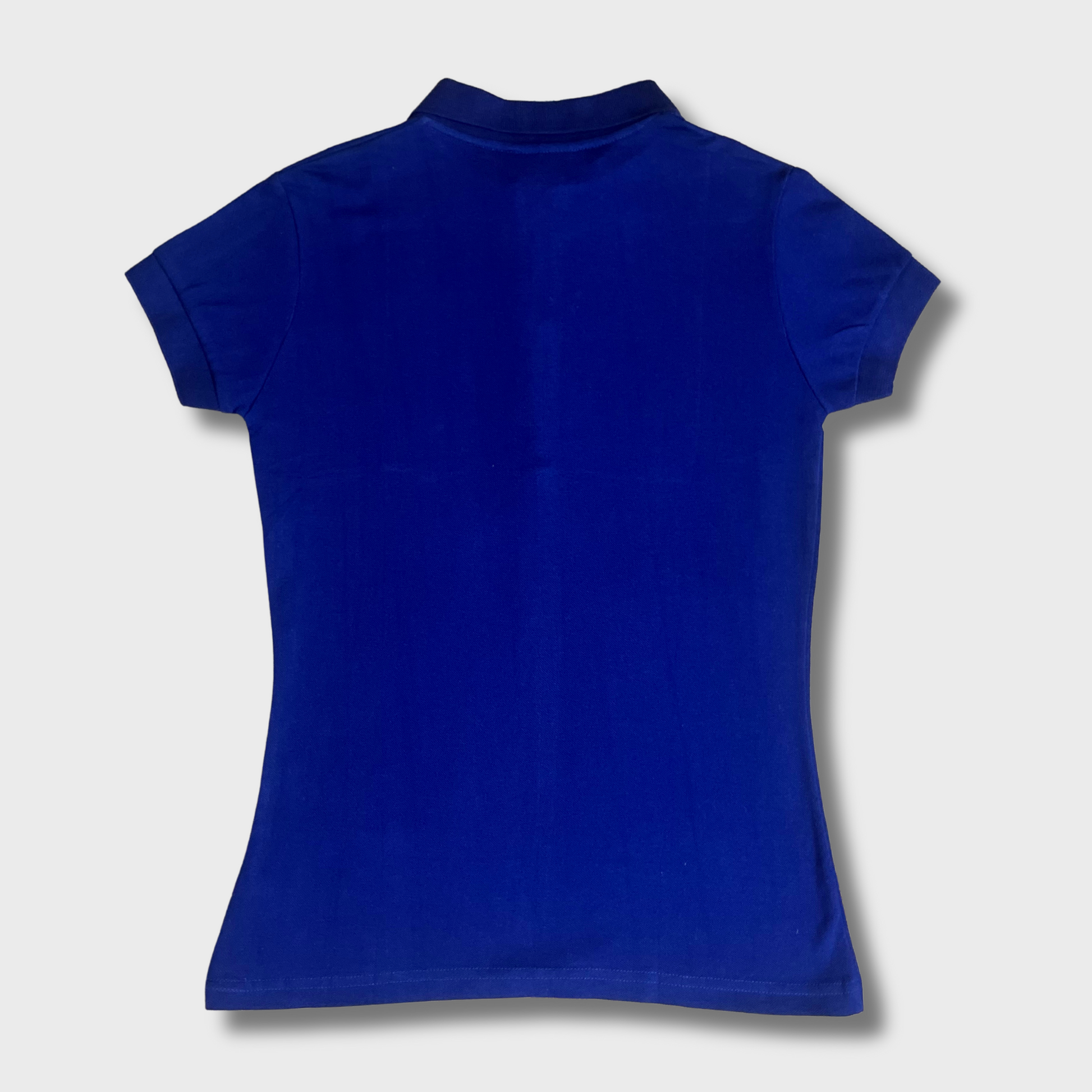 Women's Egyptian Blue Polo T-Shirt – Size M | FAB GLAM® Classic & Chic Style
