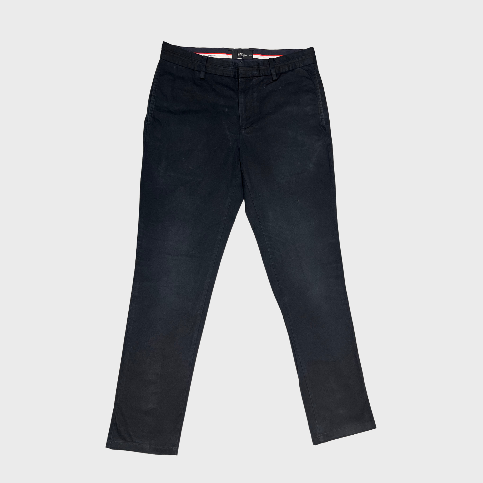 Men’s Black Comfortable Chinos – Size 32 Waist | GXG Classic Fit & Premium Style