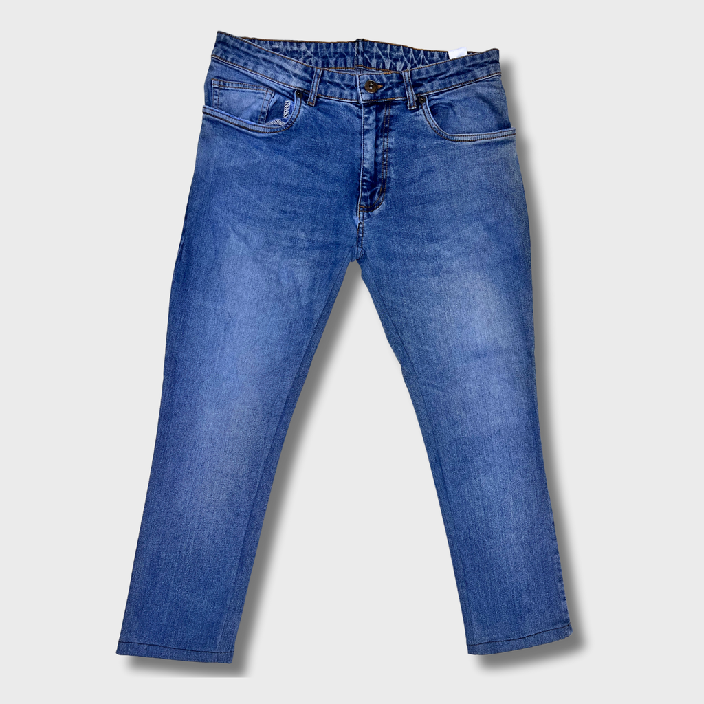 Women’s Blue Denim Jeans – Size 32 Waist | Westside® Narrow Fit & Comfort