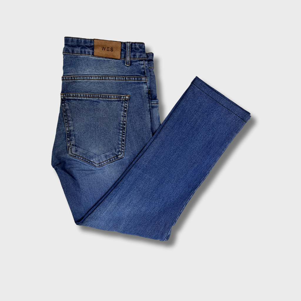 Women’s Blue Denim Jeans – Size 32 Waist | Westside® Narrow Fit & Comfort